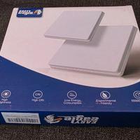 plafoniera led easy eagle 24w luce bianca nuova