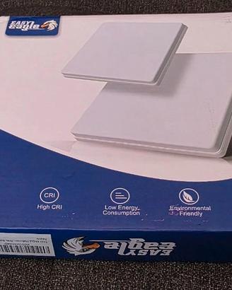 plafoniera led easy eagle 24w luce bianca nuova
