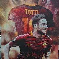 Tela quadro Francesco Totti AS Roma