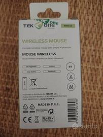 mouse Bluetooth tek one nuovo 