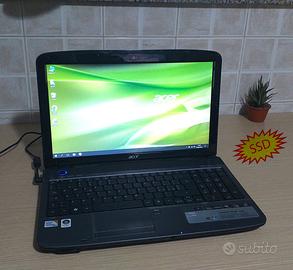 Notebook Acer Aspire con Windows 10 e SSD