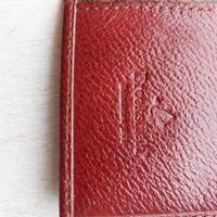 Portachiavi in pelle Brooksfield, colore rosso