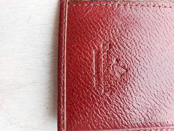 Portachiavi in pelle Brooksfield, colore rosso