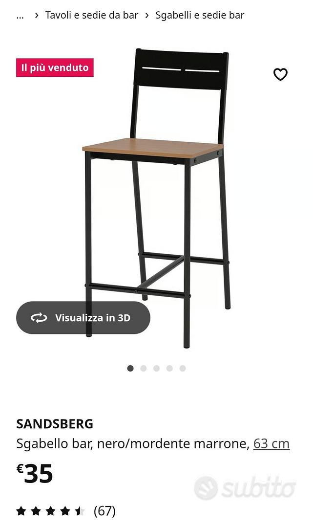 Sandsberg Sgabelli Da Bar Ikea Tre Sgabelli Ikea Sandsberg