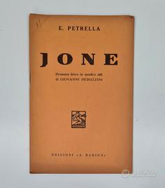 JONE - E. Petrella. Libretto d'opera