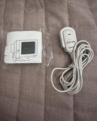 Set due microfoni pc datati con clip e cavo