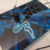 EVO Arcade stick razer panthera blu