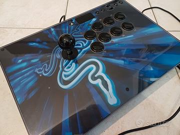 EVO Arcade stick razer panthera blu