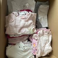 Scatola abbigliamento neonata primavera/estate