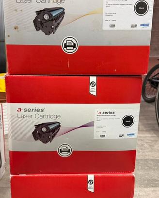 HP Toner CE390A 90A lotto 3 pezzi