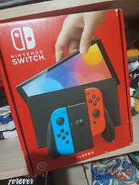 Nintendo switch Oled MAI usata+Super Mario Wonder
