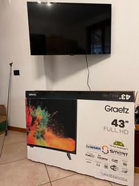 Smart TV Led 43" Full HD GRAETZ GR43E6800SA