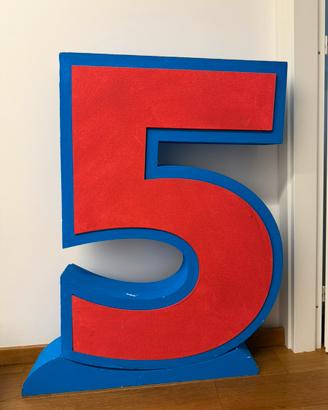 Numero 5 - Allestimento feste compleanno