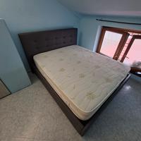 LETTO MATRIMONIALE CONTENITORE CON MATERASSO MEMOR