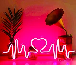 Led neon POP ART - Battito cardiaco Love - Arredamento e Casalinghi In  vendita a Teramo