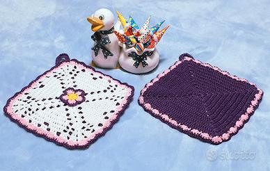 Presine uncinetto realizzate a mano (NUOVE)