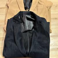 Lotto 2 cappotti uomo S