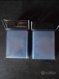200 bustine trasparenti sleeves per carte 