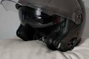 ORIGINE Casco Moto Jet Bluetooth Doppia Visiera