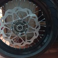 cerchio anteriore + disco Aprilia sx e honda hm