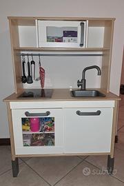 CUCINA PER BAMBINI IN LEGNO CON TANTI ACCESSORI