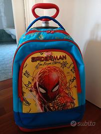 zaino trolley spiderman 