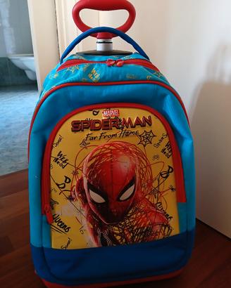 zaino trolley spiderman 