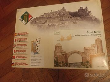 Modellismo ponte Stri Most mattoncini