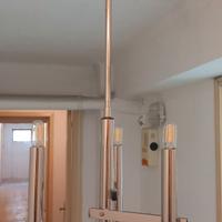 Lampadario Gaetano Sciolari 6 Luci anni 70
