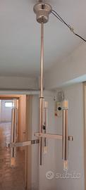 Lampadario Gaetano Sciolari 6 Luci anni 70