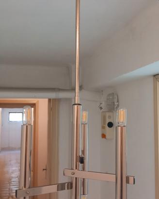 Lampadario Gaetano Sciolari 6 Luci anni 70
