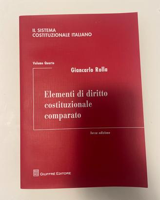 Elementi di diritto costituzionale comparato.
