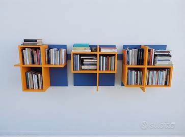 Libreria Componibile NIDI con staffe montaggio