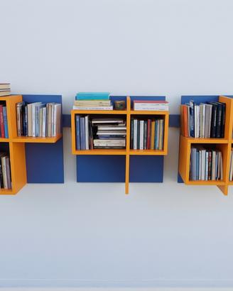 Libreria Componibile NIDI con staffe montaggio