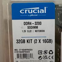 Crucial RAM 32GB (2x16GB) DDR4 3200MHz