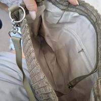 borsa da donna in tessuto naturale