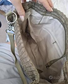 borsa da donna in tessuto naturale