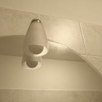 Lampada a bordo specchio