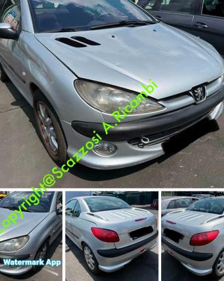 Ricambi vari Peugeot 206 CC anno 2003 P