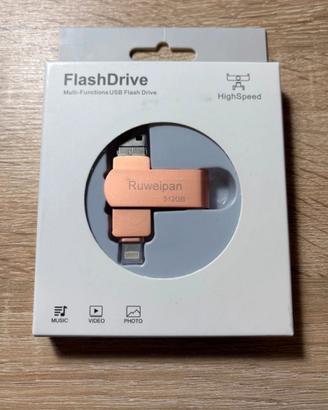 Chiavetta USB 4-in-1da512 GB.