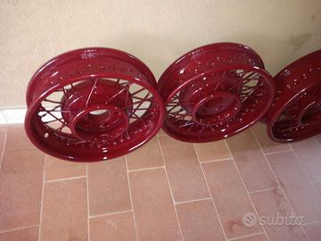 Cerchi raggi ruote fiat 501 503 509 514 torpedo