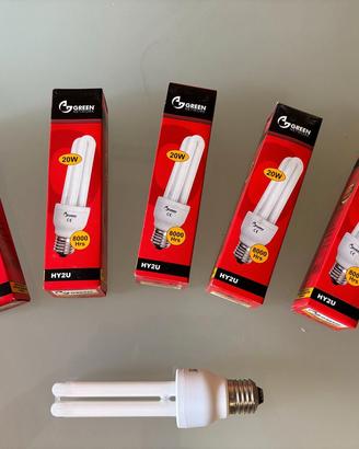 Lotto 5 Lampadine a risparmio energetico Green Net