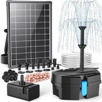 Kit Filtro Solare per Stagno 55W Pompa con Filtro