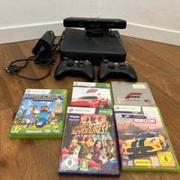 XBOX 360 + Kinect + 2 controller + 5 giochi