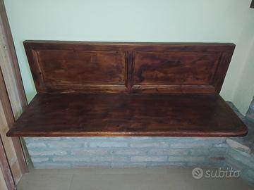 panca seduta legno massiccio