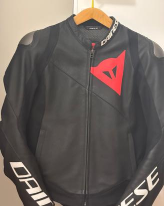 Giacca Pelle Dainese Sportiva nero- 20€