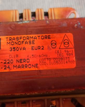 Trasformatore 350VA 220V / 24V AC