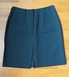 Gonna Armani gessata nera