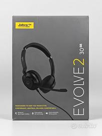 Jabra Evolve2 30 SE – Nuovi (Confezione originale)