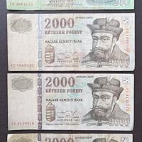Banconota fiorini set da 200 e 2000